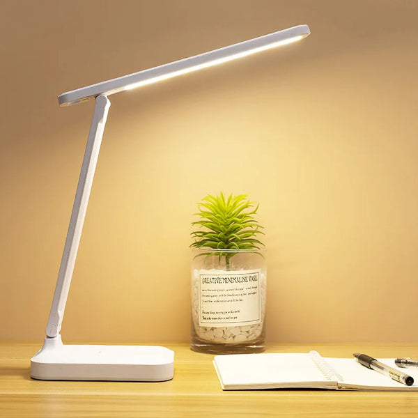 מנורת שולחן LED מתקפלת וניתנת לעמעום – מושלמת לסטודנטים ולקריאה